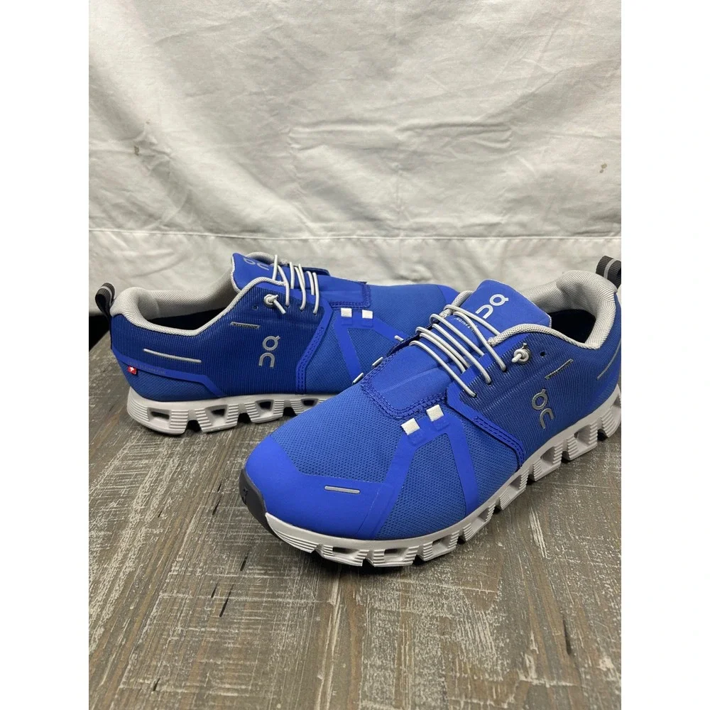 On Cloud 5 Waterproof Cobalt Glacier Mens Running Shoes 59.98345 Size 8.5